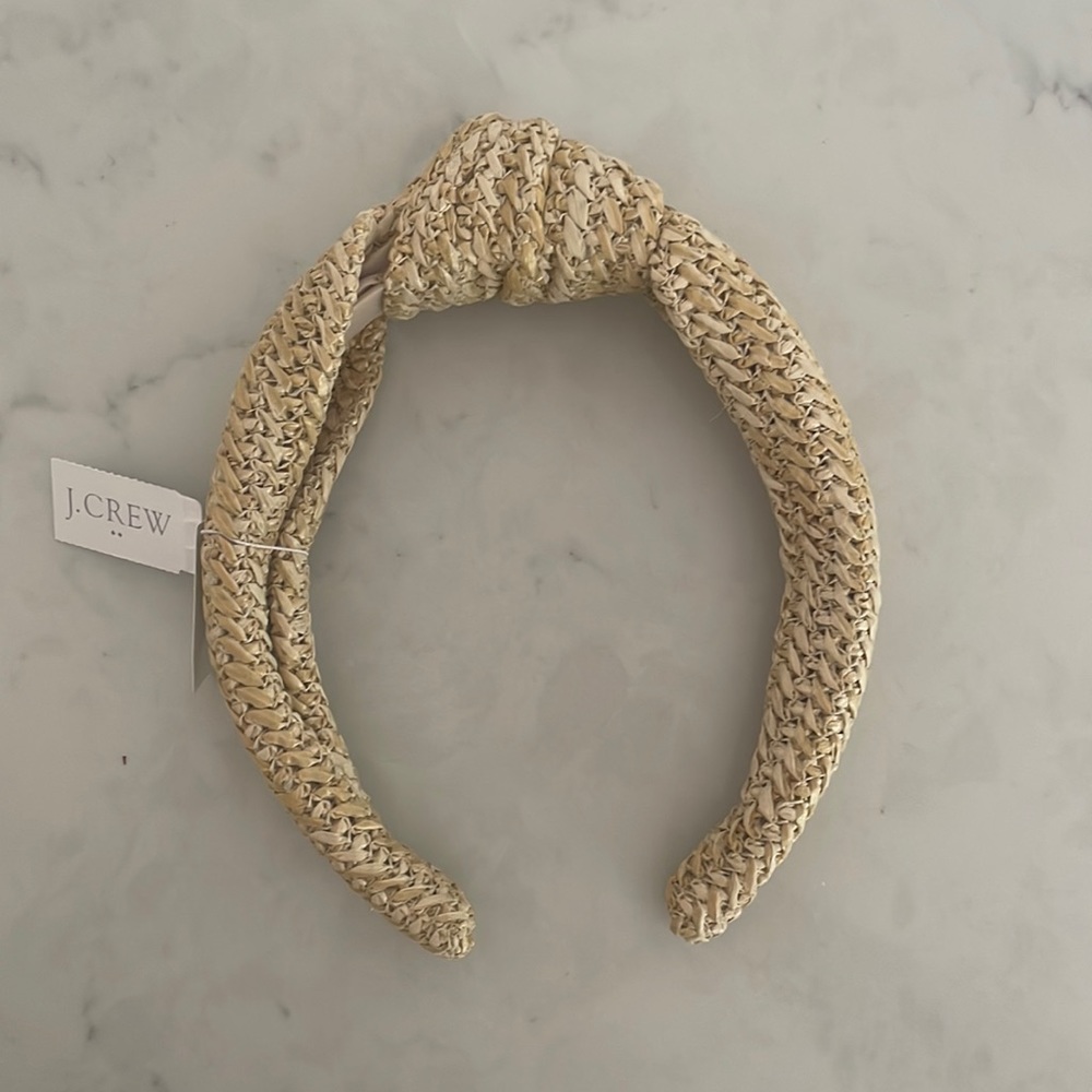 Raffia headband j crew factory